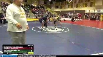 138 lbs Champ. Round 1 - Christian Maldonado, San Marcos (San Marcos) vs Thomas Velasquez, Pueblo County