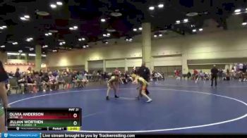 100 lbs Champ Round 1 (16 Team) - Jillian Worthen, Iowa Pin-A-Sarus vs Olivia Anderson, SD Fire