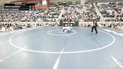 U23 Women - 59 lbs Champ. Round 1 - Tonya Flournory, NC vs Ruby Jo Henson, MO