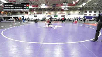 133 lbs Semifinal - Luke Rioux, Indiana Tech vs Tuvshinjargal Zuunbayan, Missouri Valley