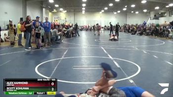 105 lbs Quarterfinal - Alex Hammond, Ares WC vs Scott Kohlman, Dundee WC