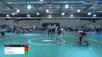 120 lbs Prelims - Theron Davis, Prodigy WC vs Riley Johnson, Ironhawk Wrestling Academy