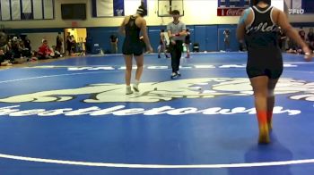 Girls 126 lbs Quarterfinal - Aaliyah Miller, Daphne vs Meleny Mitzi, Vancleave High School