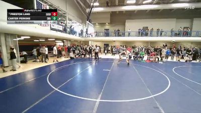 150 lbs Quarterfinal - Carter Perkins, Sanderson Wrestling Academy vs Preston Lang, Southern Utah Elite Wrestling