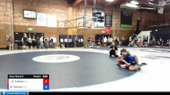 157 lbs Cons. Round 2 - Kace Fullmer, All In Wrestling vs William Yearout, Potlatch Wrestling Club