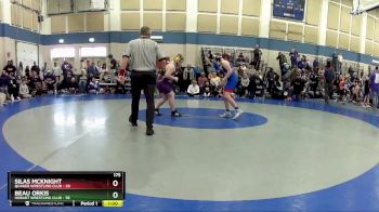 175 lbs Round 4 (10 Team) - Beau Orkis, Hobart Wrestling Club vs Silas McKnight, Quaker Wrestling Club