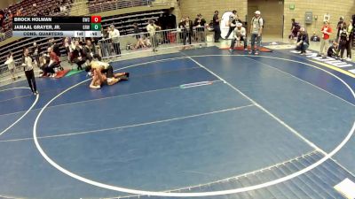 175 lbs Cons. Quarters - Jamaal Grayer, Jr., Gold Rush Wrestling vs Brock Holman, Delta Wrestling Club