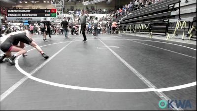 86-92 lbs Consolation - Walker Harlow, Standfast vs Paisleigh Carpenter, Midwest City Bombers Youth Wrestling Club