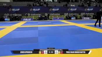 Paulo Baiar Ignácio Mattos vs Jeroen Opdebeeck 2026 European Jiu-Jitsu IBJJF Championship