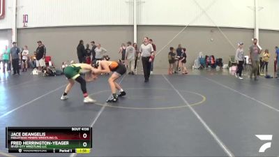 126 lbs Cons. Round 1 - Fred Herrington-Yeager, River City Wrestling LLC vs Jace DeAngelis, Midlothian Miners Wrestling Cl