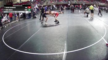 132 lbs Champ. Round 1 - Gage Sandoz, Valentine Wrestling Club vs Ben Beck, Tekamah Herman Wrestling Club