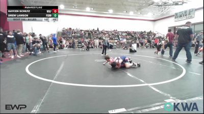 64 lbs 3rd Place - Kaycen Schiltz, Wolfpak Wrestling vs Drew Lawson, Ponca City Wildcat Wrestling