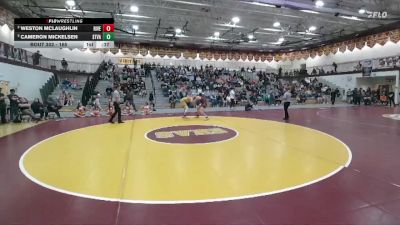 165 lbs 3rd Place Match - Cameron Mickelsen, Star Valley vs Weston McLaughlin, Riverton