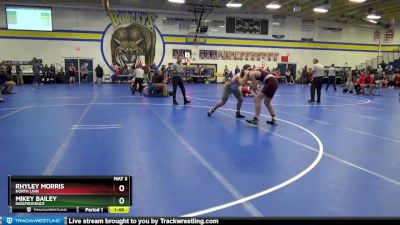 JV-27 lbs Round 2 - Rhyley Morris, North Linn vs Mikey Bailey, Independence