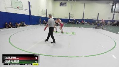 149 lbs Cons. Round 3 - Tyler Starr, North Central College vs Jesus Sanchez, University Of Dubuque