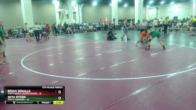 190 lbs Placement - Brian Senalle, Youth Impact Center Orange vs Seth Ryder, Venice Warriors