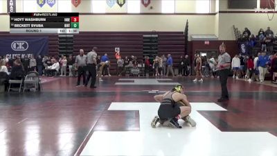113 lbs Round 1 - Hoyt Washburn, Independence vs Beckett Svuba, Hinton