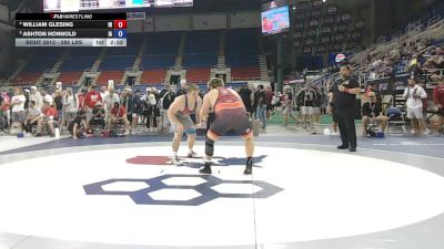 285 lbs Cons. Sub-semis - William Glesing, Indiana vs Ashton Honnold, Iowa