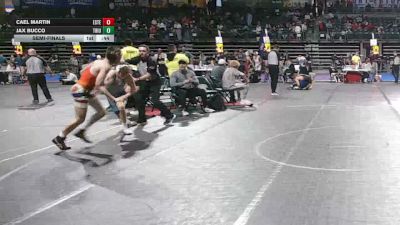 126 lbs Semifinal - Cael Martin, Estebuilt WC vs Jax Bucco, Triumph Trained