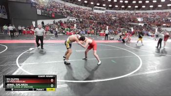 210 lbs Champ. Round 1 - Jeriel Galarza, Victory School Of Wrestling vs Ty Cutts, IGH Youth Wrestling