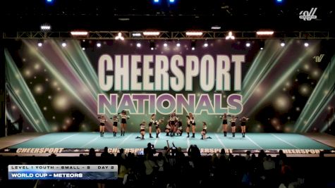 World Cup - Meteors [2026 L1 Youth - Small - B Day 2] 2026 CHEERSPORT National All Star Cheerleading Championship