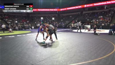 144 lbs Consi Of 32 #2 - Sebastian Garcia, Serra (CC) vs Henry Sparks, Oakland (OS)