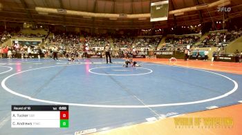 40 lbs Round Of 16 - Attikus Tucker, GGB Ohio vs Crew Andrews, Team Tulsa Wrestling Club