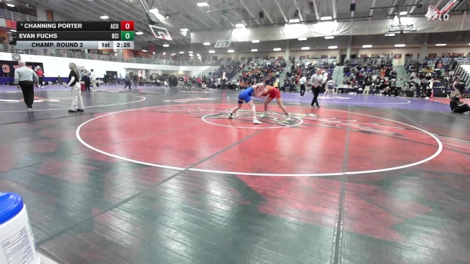141 lbs Champ. Round 2 - Evan Fuchs, Briar Cliff (Iowa) vs Channing ...