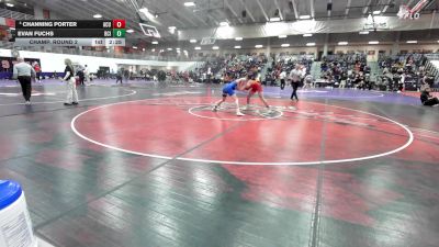 141 lbs Champ. Round 2 - Evan Fuchs, Briar Cliff (Iowa) vs Channing Porter, Arizona Christian University