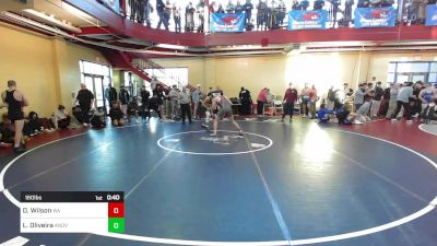 160 lbs Round Of 32 - Drew Wilson, Westford Academy vs Lucas Oliveira, Andover