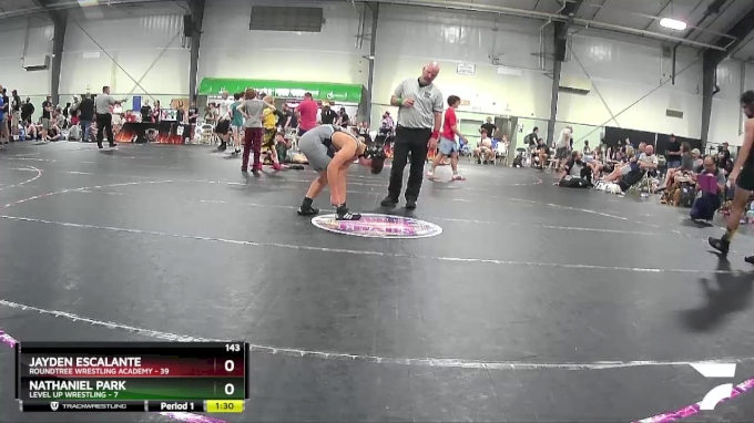 143 lbs Semis (4 Team) - Nathaniel Park, Level Up Wrestling vs Jayden ...