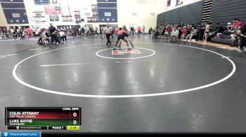 152 lbs Cons. Semi - Luke Bayne, Ellensburg vs Colin Attaway, East Valley (Yakima)