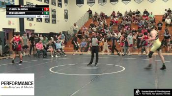 Boys-172 lbs Semifinal - Josh Joubert, Brower`s Brawlers vs Joseph Dumeng, Nick`s Knights