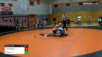 160 lbs Quarterfinal - Collin Dreibelbis, Upper Dauphin Area vs Will Davis, Newport