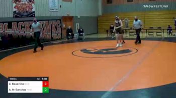 120 lbs Quarterfinal - Connor Bauerline, Delone Catholic vs Alan Martinez-Sanchez, Hanover