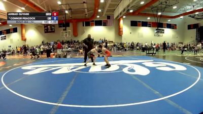 70 lbs 3rd Place Match - Connor Peacock, Legend Wrestling Club vs Ahmad Quyami, Enlisted Nine Fight Company VA