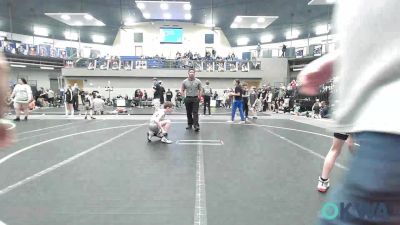64-70 lbs Consi Of 4 - Easton Wigington, Watonga Youth Wrestling vs Parker Vassar, Grover Rains Wrestling Club