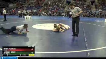 113 lbs Cons. Semi - Jacoby Grimm, St. Mary`s vs Kade Marker, Minot