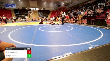 60 lbs Rr Rnd 1 - Sawyer Simpson, Salina vs Jaxon Mercer, Pleasant Hill