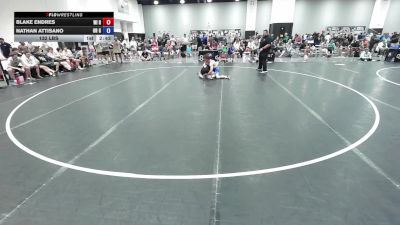 132 lbs Blake Endres, Wisconsin Red vs Nathan Attisano, Ohio Gray