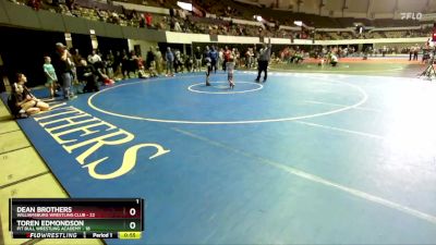 Rookie K-2 48 Cons. Round 4 - Dean Brothers, Williamsburg Wrestling Club vs Toren Edmondson, Pit Bull Wrestling Academy