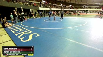 Rookie K-2 48 Cons. Round 4 - Dean Brothers, Williamsburg Wrestling Club vs Toren Edmondson, Pit Bull Wrestling Academy