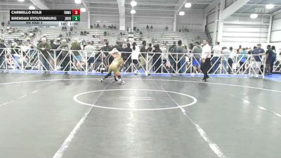 120 lbs Rr Rnd 2 - Carmello Kolb, TNWC Big Macs - HSB vs Brendan Stoutenburg, Journeymen Blue - HSB