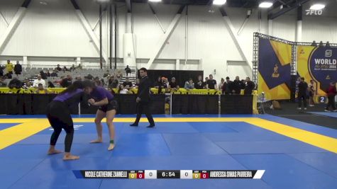 Andressa Simas Parreira vs Nicole Catherine Zannelli 2024 World IBJJF Jiu-Jitsu No-Gi Championship