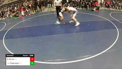 110 lbs Semifinal - Jahryzen Pagaragan, Pride Wrestling vs Beau Bryan, Delta Wrestling Club