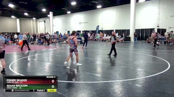 165 lbs Round 3 (6 Team) - Isaiah Baucom, Iowa Hawks vs Fisher Skaggs, Team STL Red