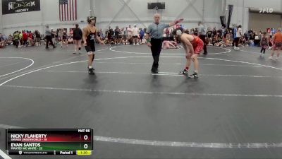 150 lbs Semis (4 Team) - Evan Santos, Pirates WC White vs Nicky Flaherty, Savage Underworld