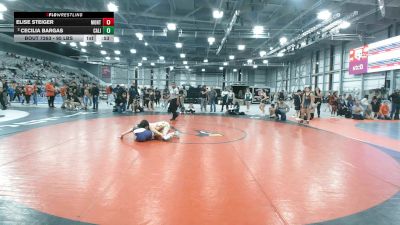 95 lbs 1st Place Match - Elise Steiger, Montana vs Cecilia Bargas, California