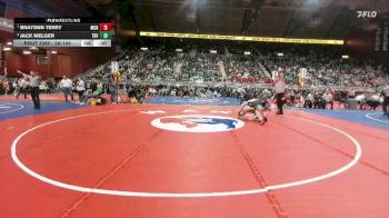 2A-144 lbs Cons. Semi - Braydnn Terry, Moorcroft vs Jack Melger, Tongue River