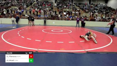 120 lbs Round Of 16 - Cooper Plemons, Morris Fitness Wrestling Club vs Gabriel Mizell, Tomahawk Wrestling Club